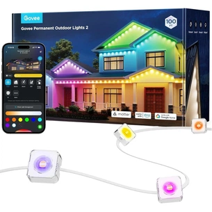 Світлодіодна стрічка Govee H705 Permanent Outdoor Lights 2, 30.0m, IP65, RGBICW, WI-FI/Bluetooth, white (H705E311) зображення 1