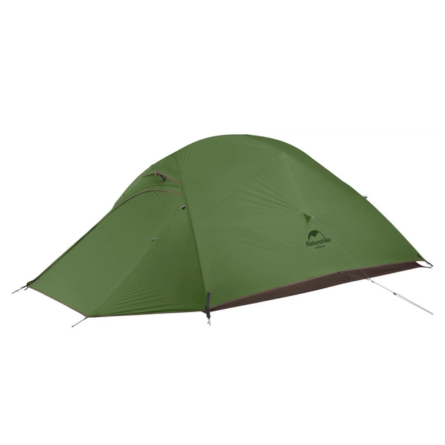Намет Naturehike надлегкий одномісний Cloud Up 1 Updated NH18T010-T 20D темно-зелений (6927595765678) - зображення 1