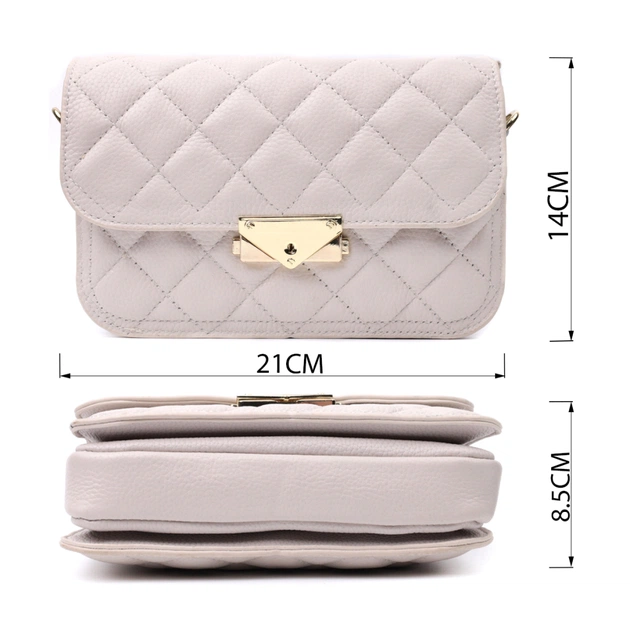 Сумка Vintage З натуральної шкіри Біла (22672) - зображення 3