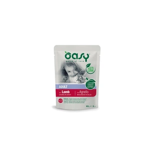Вологий корм для кішок OASY Adult з ягням 85 г (8053017345635) зображення 1
