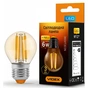 Лампочка Videx Filament G45FA 6W E27 2200K 220V (VL-G45FA-06272) - зменшене зображення 2