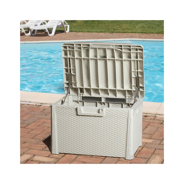 Контейнер для зберігання Toomax Santorini Plus з подушкою коричневий 125 л (5150) - picture 7