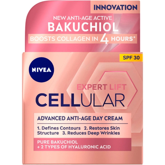 Крем для обличчя Nivea Cellular Expert Lift SPF 30 Денний 50 мл (4005900599322/4005900599438) - изображение 1
