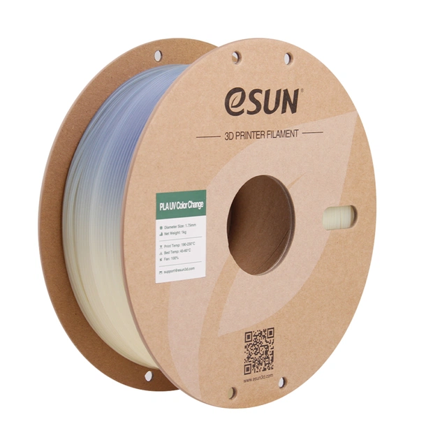 Пластик для 3D-принтера eSUN PLA UV 1,75mm 1kg Blue (PLA-UV CC175UV-U1P1) - зображення 1