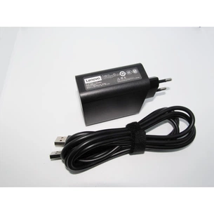 Блок живлення до ноутбуку Lenovo 65W 20V, 3.25A / 5V, 2A разъем bevel USB (косой) wall mount (ADL65WDA / A40248) зображення 1