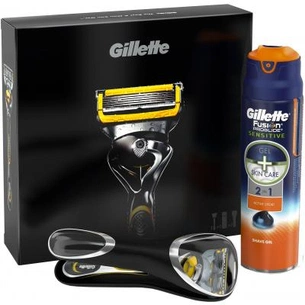 Набір для гоління Gillette Fusion Proshield и гель для бритья Active Sport 170 мл (7702018442379) зображення 1