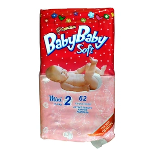 Підгузки BabyBaby Soft Premium Mini 2 (3-6 кг) 62 шт (8588004865549) зображення 1