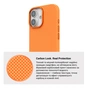 Чохол до мобільного телефона Armorstandart LikeCarbon2 MagCase Apple iPhone 17 Kevlar Orange (ARM88614) - зменшене зображення 7