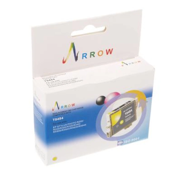 Картридж Arrow Epson StPh R200/R340/RX620 Yellow (A-T0484) - зображення 1