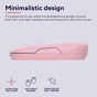 Мишка Trust Puck Wireless/Bluetooth Silent Pink (24125) - зменшене зображення 8