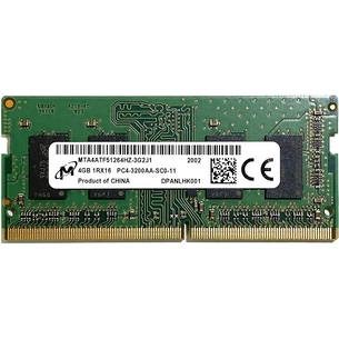 Модуль пам`ятi SO-DIMM 4GB/3200 DDR4 Micron (MTA4ATF51264HZ-3G2J1) изображение 1