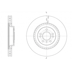 Гальмівний диск REMSA 61634.10 зображення 1