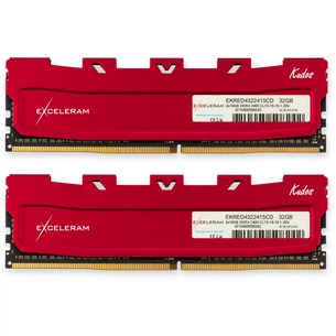 Модуль пам'яті для комп'ютера DDR4 32GB (2x16GB) 2400 MHz Red Kudos eXceleram (EKRED4322415CD) зображення 1