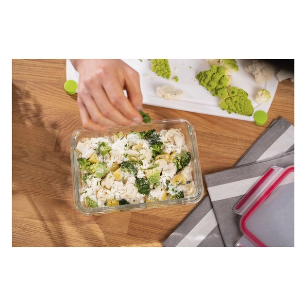 Пищевой контейнер Tefal Masterseal Glass Red 1.3 л (N1041010) - изображение 8