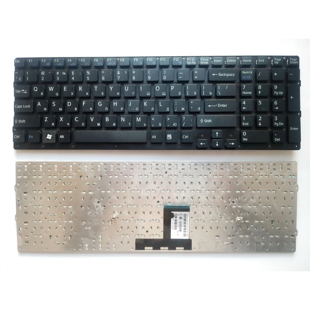Клавиатура ноутбука Sony VPC-EC Series черная RU (A43369) - изображение 1