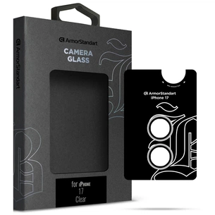 Скло захисне Armorstandart for Camera Supreme BI Apple iPhone 17 Transparent (ARM86447) зображення 1