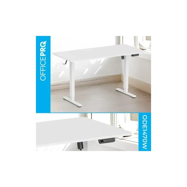 Комп'ютерний стіл OfficePro ODE1470W White (ODE1470W) - picture 3