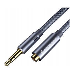 Кабель мультимедійний 3.5mm F to 3.5mm M 3.0m Essager (EYPY35-MYC0G) зображення 1