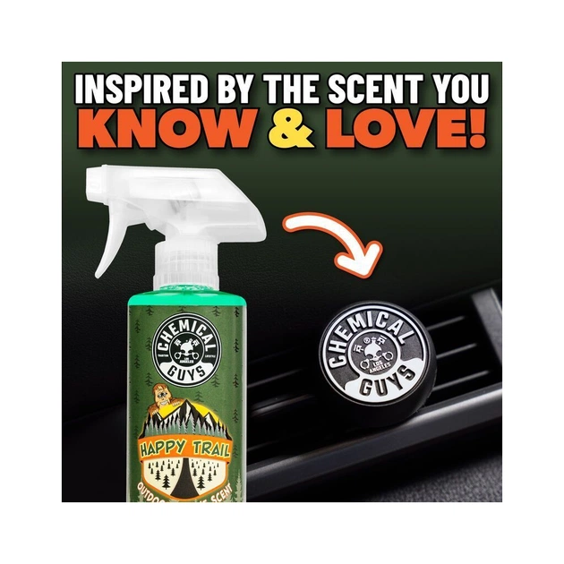 Ароматизатор для автомобіля Chemical Guys Happy Trail Pine Scent на решітку (AIR403) - picture 4