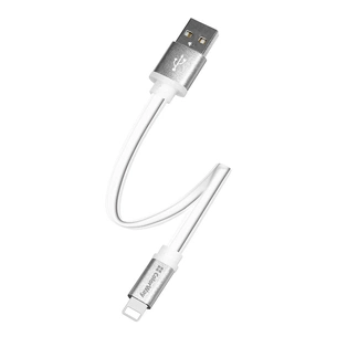 Дата кабель USB 2.0 AM to Lightning 0.25m white ColorWay (CW-CBUM-LM25W) зображення 1