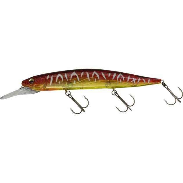 Воблер Imakatsu Gekiasa III IK Jerk 130SP 130mm 21.0g 79 Red Tiger (1452.16.01) - изображение 1