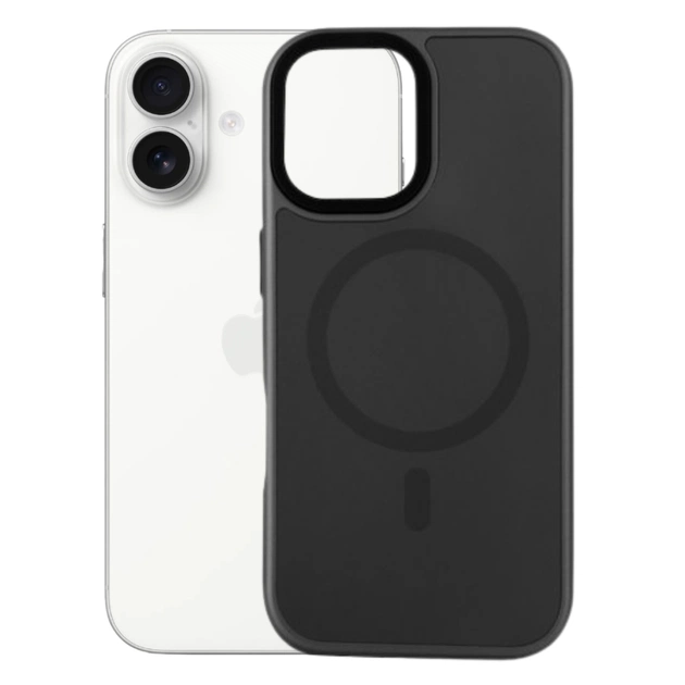 Чохол до мобільного телефона BeCover FIBRA ArcLine MagSafe Apple iPhone 17 Black (715372) - зображення 1