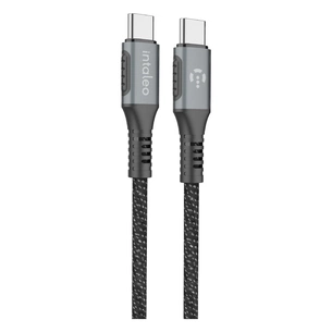 Дата кабель USB-C to USB-C 1.2m CBGPD60WTT1 60W grey Intaleo (1283126518096) зображення 1