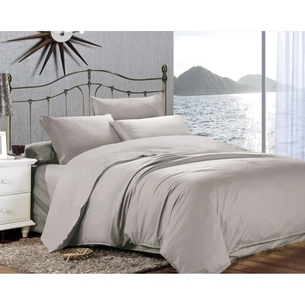 Постільна білизна Home Line Сатин Люкс (сірий) сімейний (155271) зображення 1