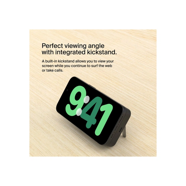 Батарея універсальна Belkin 10000mAh MagSafe Wireless Qi2 Black (BPD008BTBK) - picture 7