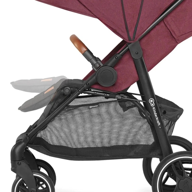 Коляска Kinderkraft Grande 2020 Burgundy (KKWGRANBRG000N) (5902533913190) - picture 11