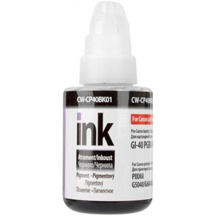 Чорнило ColorWay Canon GI-40 135мл Pigment Black (CW-CP40BK01) зображення 1