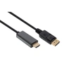 Кабель мультимедійний Display Port to HDMI 1.8m v1.4/v2.1 4K120/8K60 Vinga (VCPDP14HI211.8) - зменшене зображення 2