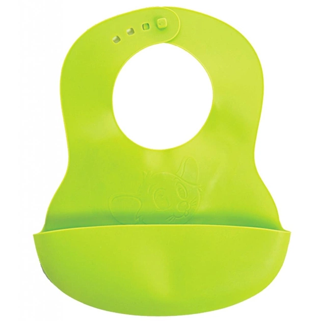 Нагрудничок Baby Team гумовий (6500_салатовый) - picture 1