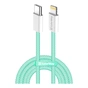 Дата кабель USB-C to Lightning 1.0m 27W green ColorWay (CW-CBPDCL061-G) - preview 1