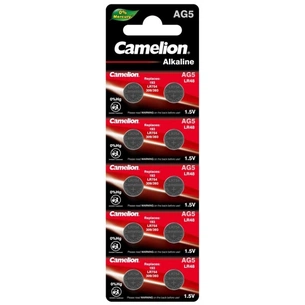 Батарейка AG5 / LR754 / LR48 / V5GA Alkaline * 10 Camelion (AG5-BP10) зображення 1