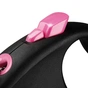 Повідець для собак Flexi Black Design S трос 5 м (рожевий) (4000498033319) - зменшене зображення 3