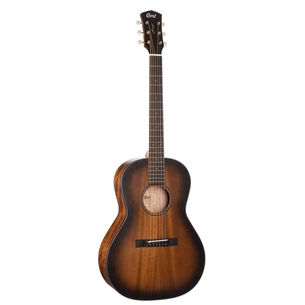 Гітара електроакустична Cort Core-PE Mahogany (Open Pore Black Burst) зображення 1