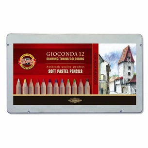 Олівці кольорові Koh-i-Noor Gioconda 8872 пастельні 12 кольорів (8827012005PL) зображення 1
