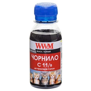 Чорнило WWM Canon CLI-521B/CLI-426B 100г Black Water-soluble (C11/B-2) зображення 1