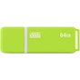 USB флеш накопичувач Goodram 64GB UMO2 Green USB 2.0 (UMO2-0640G0R11) - зменшене зображення 1