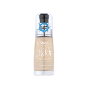 Тональна основа Deborah 24Ore Nude Perfect SPF20 00 30 мл (8009518364637) изображение 1