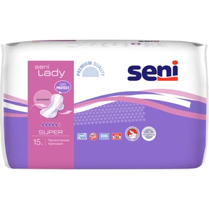Урологічні прокладки Seni Lady Super 15 шт. (5900516690434) зображення 1