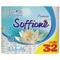 Туалетний папір Soffione Premio Elegant Waterlily 3 шари 32 рулони (4820003837047) - зменшене зображення 1