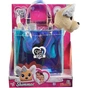 М'яка іграшка Chi Chi Love Чихуахуа Fashion Shimmer з голографічною сумочкою (5893432) - зменшене зображення 3