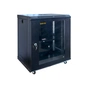 Шафа настінна GEAR 12U 19'' 600x600x600 мм, + полка 19", black (GWMSN-12U-600-600) - уменьшенное изображение 2