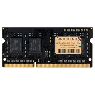 Модуль пам'яті для ноутбука SoDIMM DDR3L 4GB 1600 MHz INTELIGENTES (IS3BFB1/4) зображення 1