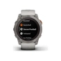 Смарт-годинник Garmin fenix 7X Pro Sapph Sol, Ti w/Gray/Orange Band, GPS (010-02778-15) - зменшене зображення 5