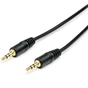 Кабель мультимедійний 3.5mm M to 3.5mm M 0.8m Atcom (17434) - зменшене зображення 1