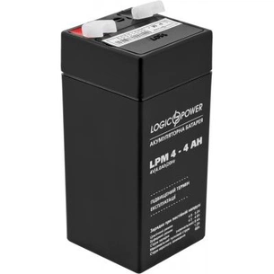 Батарея до ДБЖ LogicPower LPM 4В 4 Ач (4135) зображення 1