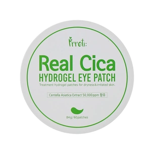 Патчі під очі Prreti Real Cica Hydrogel Eye Patch Гідрогелеві Заспокійливі 60 шт. (8809738321942) зображення 1